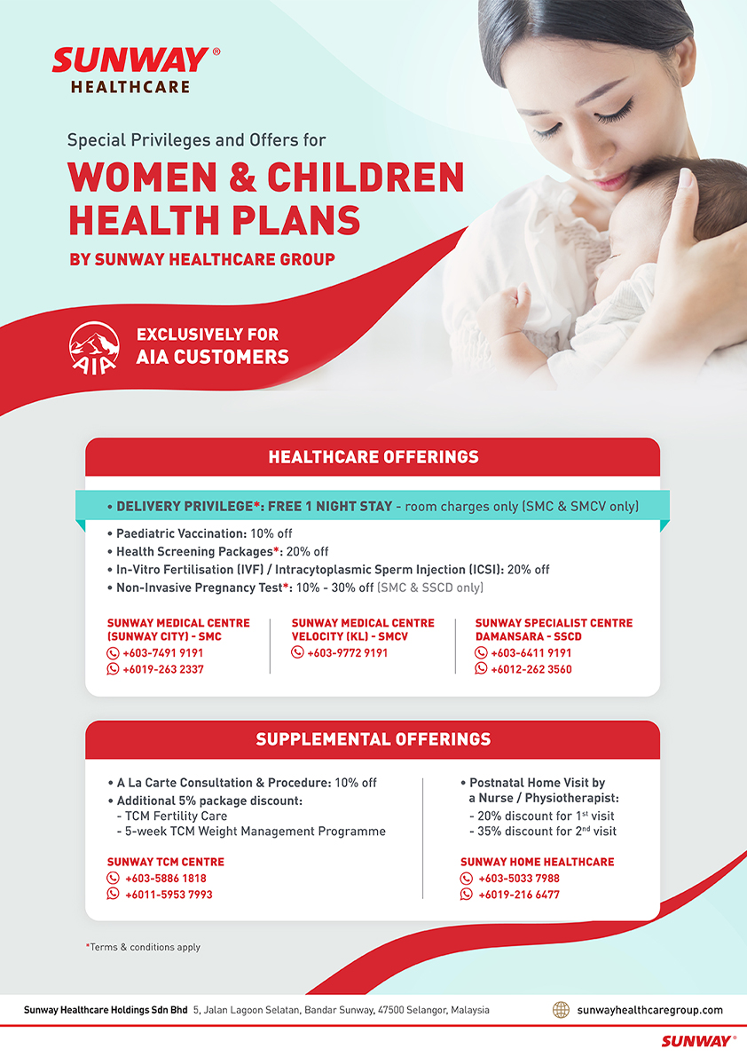 AIA: WOMEN & CHILDREN HEALTH PLANS